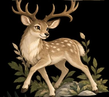 Illustration of a deer