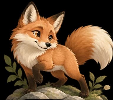 Illustration of a fox